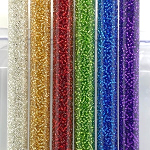 11/0 S/L Christmas Colors round seed bead set/30g ea