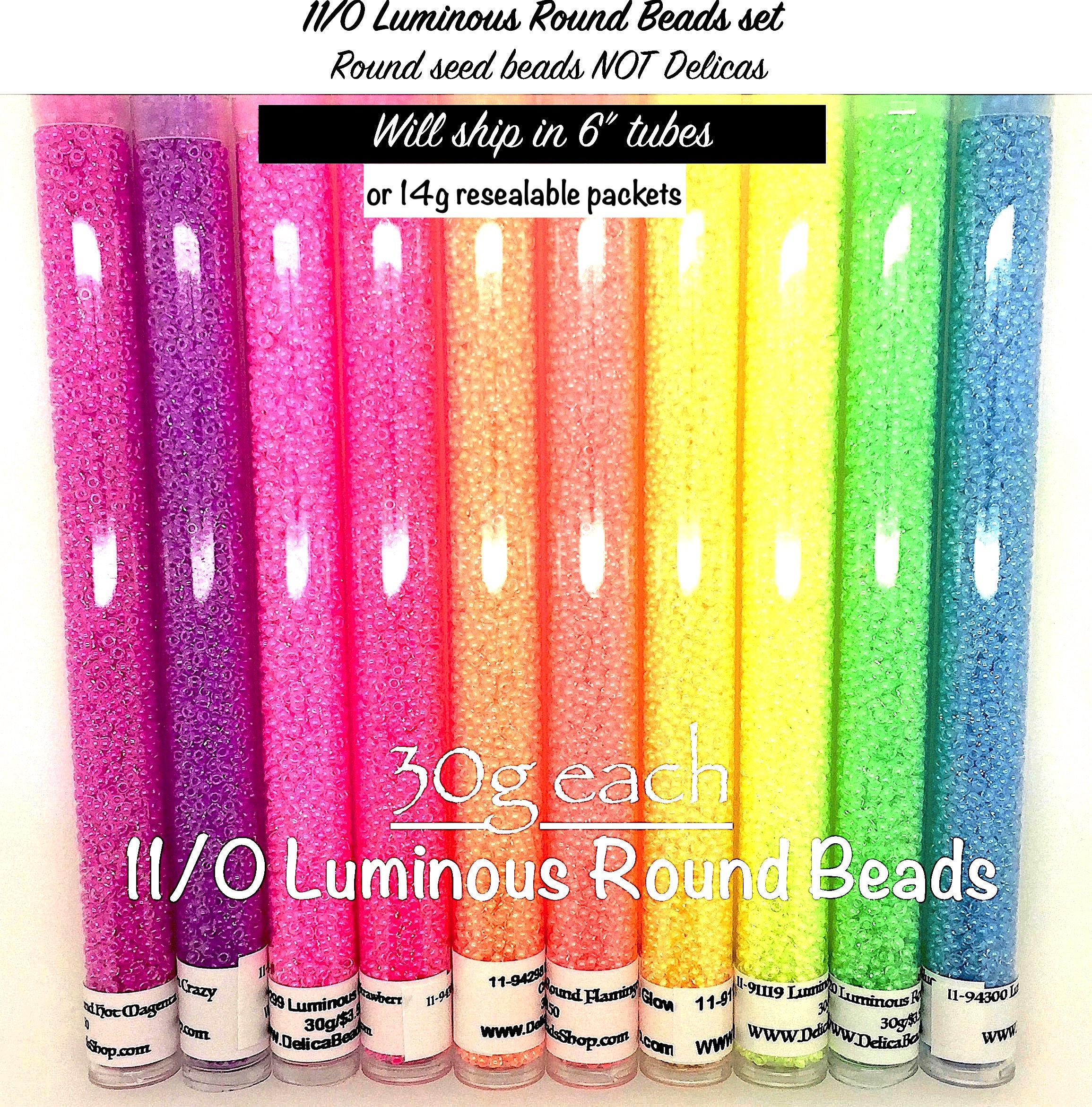 DB00-2040, Miyuki 5.2g Luminous Mint Green DB00-2040, Miyuki 5.2g Luminous Mint Green