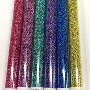 11/0 Toho PermaFinish round seed bead set/30g ea