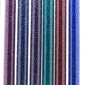 11/0 Midnight Dreams Fancy round seed beads set