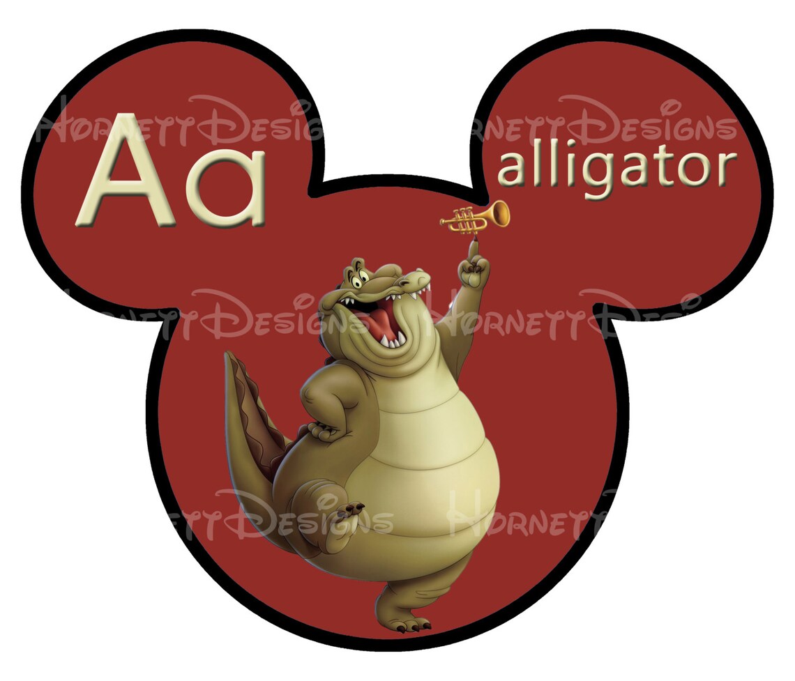 Printable Disney alphabet cards | Etsy