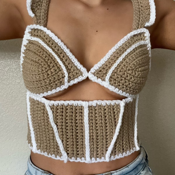 Bonita Top Crochet Pattern (PDF ONLY)