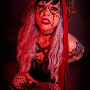 Let Jesus F*ck You - Satanic Pin up Print