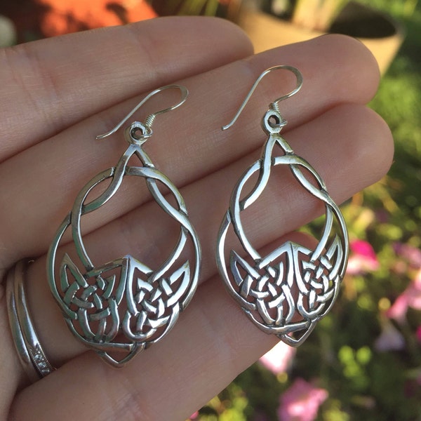 Celtic Sterling Silver Earrings