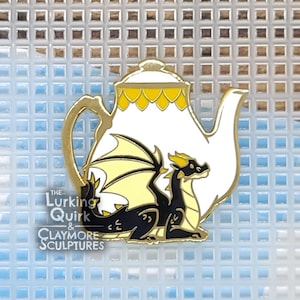 Dragon Tea Pot: Hard Enamel Pin
