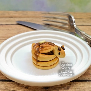 Mini Polymer Clay Pancake Dragon