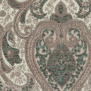 Upholstery Fabric, Drapery Fabric, TuscanFabric, ChenilleFabric, Turquoise Damask/Jacquard Fabric, Traditional Fabric, Fabric Yard/Half Yard