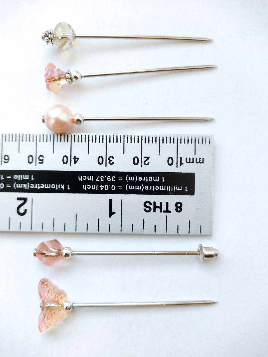 5 Petite 2 / 5cm Long Sturdy Hijab Pins With End Protector Bullets by  Craftoholictamina -  Denmark