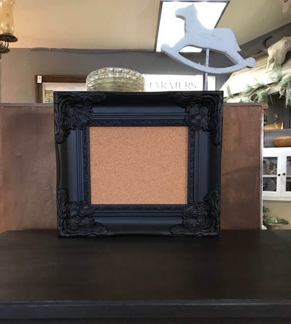 Custom Color 8x10 Frame Framed Cork Board Wall Cork Board Etsy