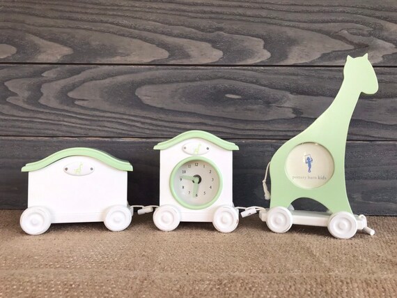 Vintage Potterybarn Baby Baby Shower Gift Giraffe Train Etsy