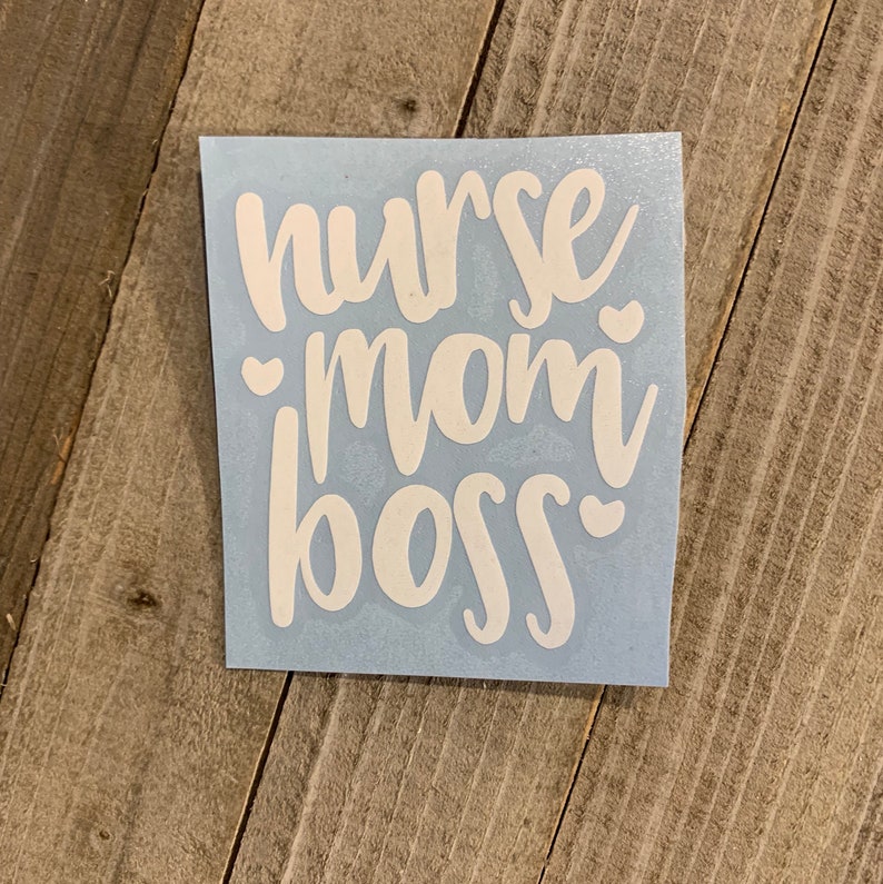 Download NurseMom Boss decal Nurse mom boss decal Nurse Mom Boss | Etsy