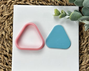 Rounded triangle CUTTER | Rounded triangle Polymer Clay | Basic cutter | Clay Cutters | Clay Cutter Jewelry | basic shape clay cutter