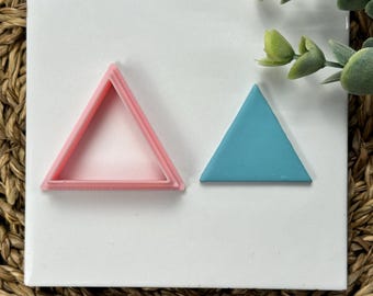 Triangle CUTTER | triangle Polymer Clay | Basic cutter | Clay Cutters | Clay Cutter Jewelry | basic shape clay cutter