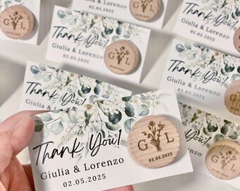 Tapón de vino de madera personalizado