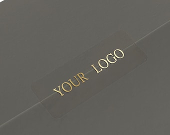 Custom Foiled Logo Stickers, Business Branding