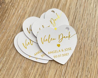 Etiquetas personalizadas de amor, impresión en lámina