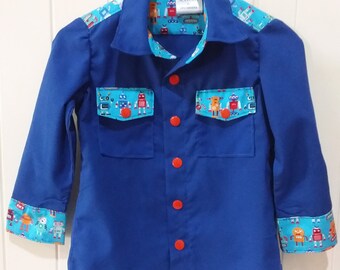 Western Campdraft Rodeo Cowboy Toddler Shirt - Size 1