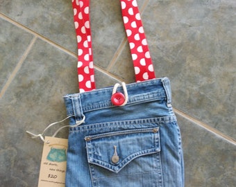 Ultimate Pocket Purse Bag  - Recyled Jeans