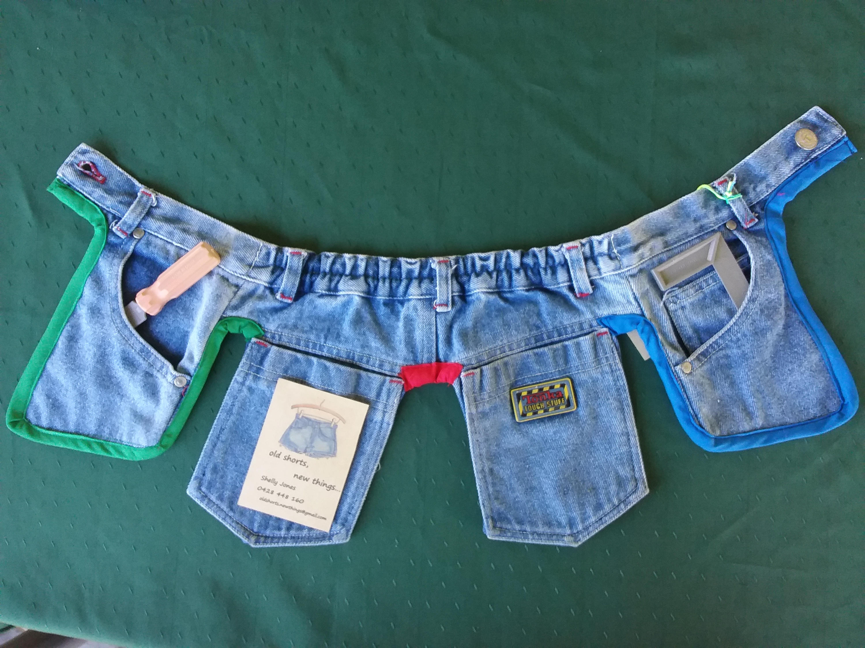 Little Boys Tool Belt With Tools recycled Jeans NOT Etsy