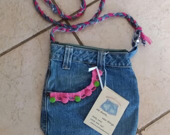 Ultimate Pocket Purse  - Recyled Jeans