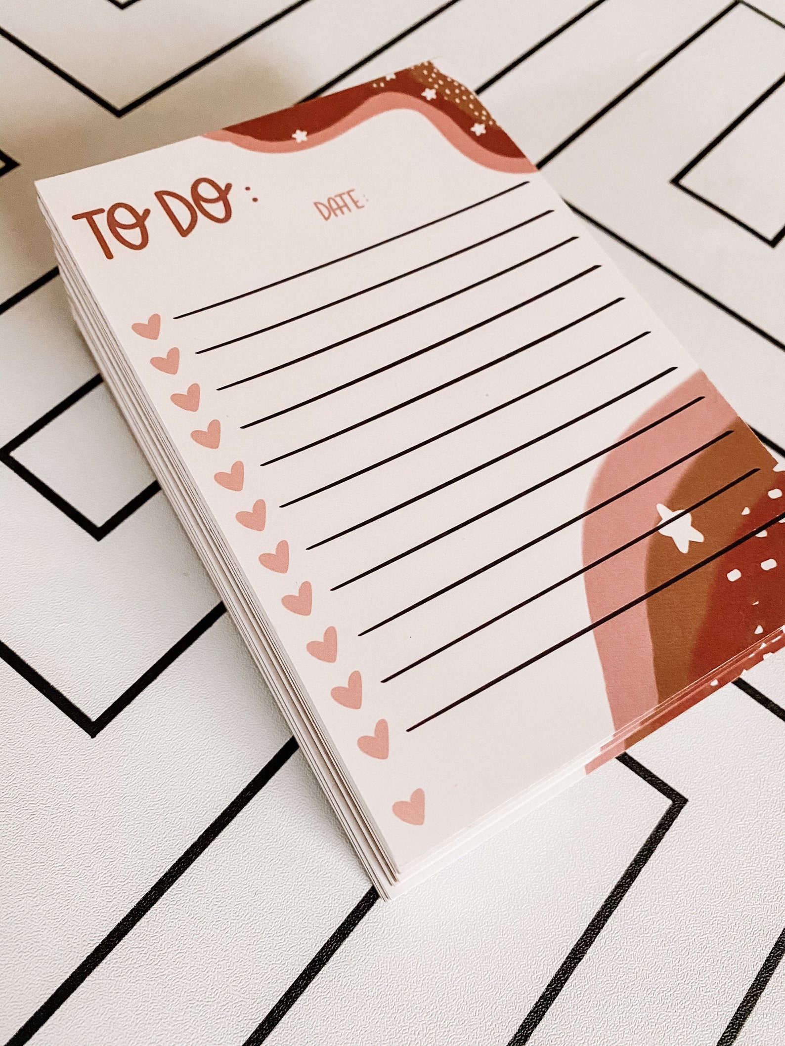 List Pads Notepads To Do Pad Gift For Her Notebook Etsy