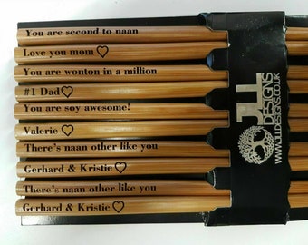 personalized chopsticks uk