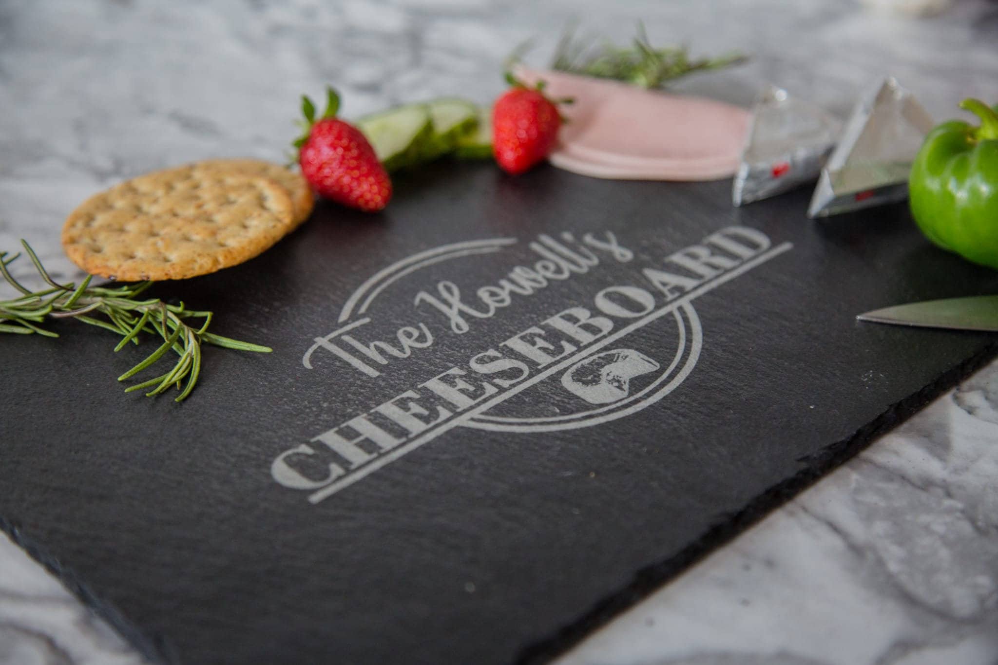 Premium Slate Cheese Board Personalised Design