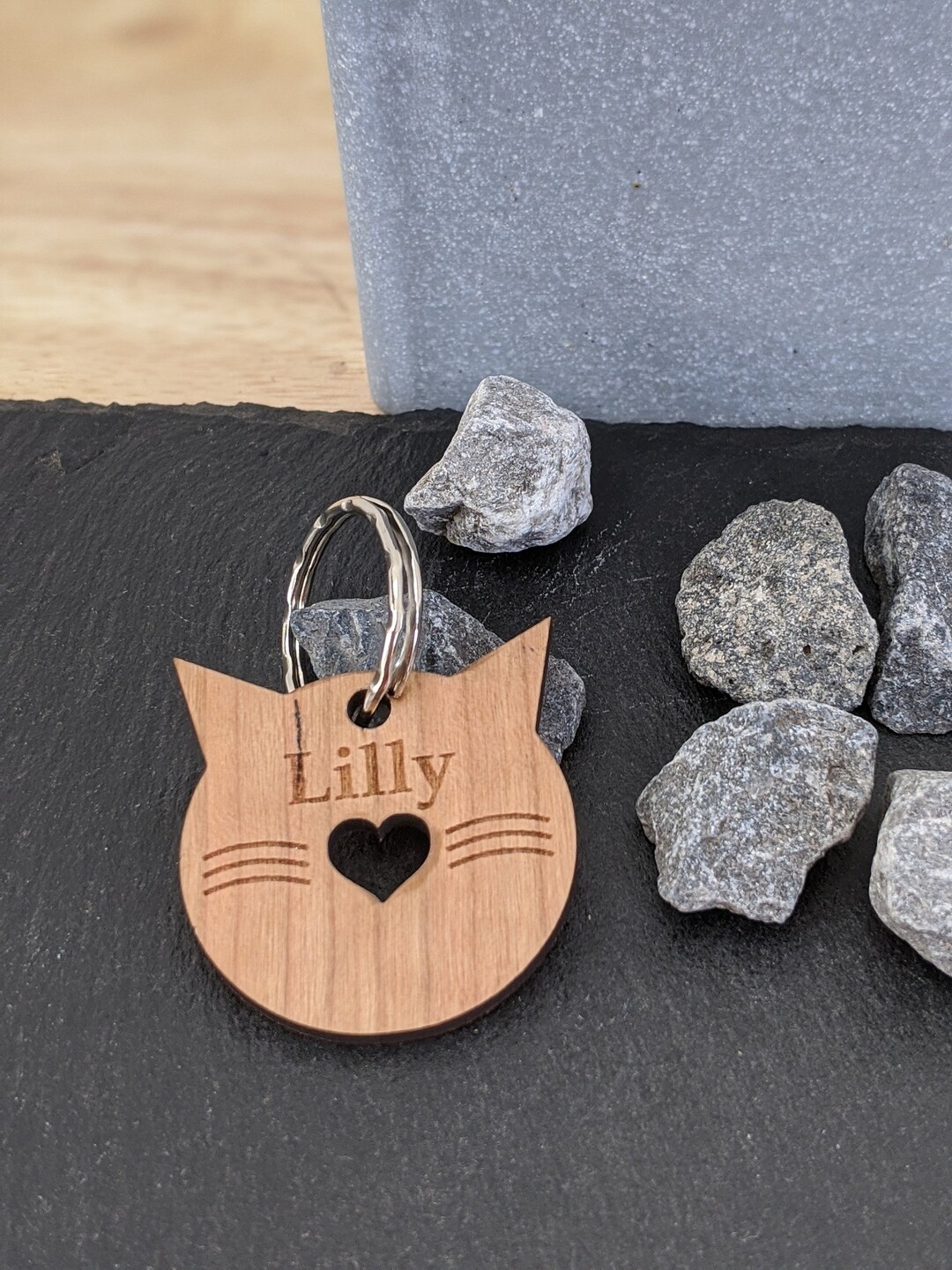 Personalised Cat Keyring Etsy UK