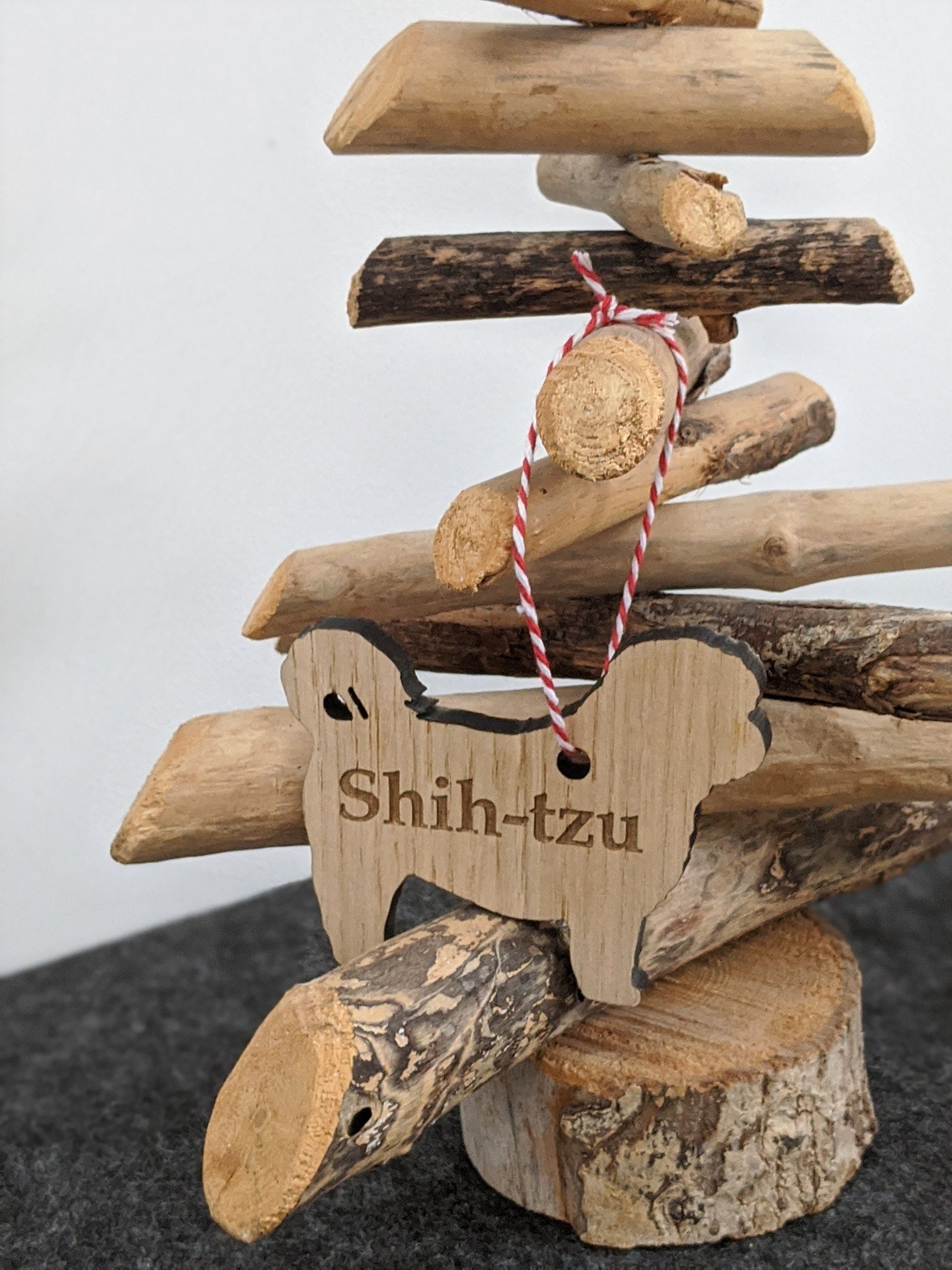 パーソナライズされたシーズー犬の飾り玉 - 犬のクリスマス飾り玉