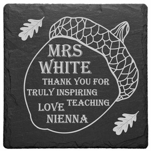 Personalised thank you gift for teacher teaching assistant nursery teacher