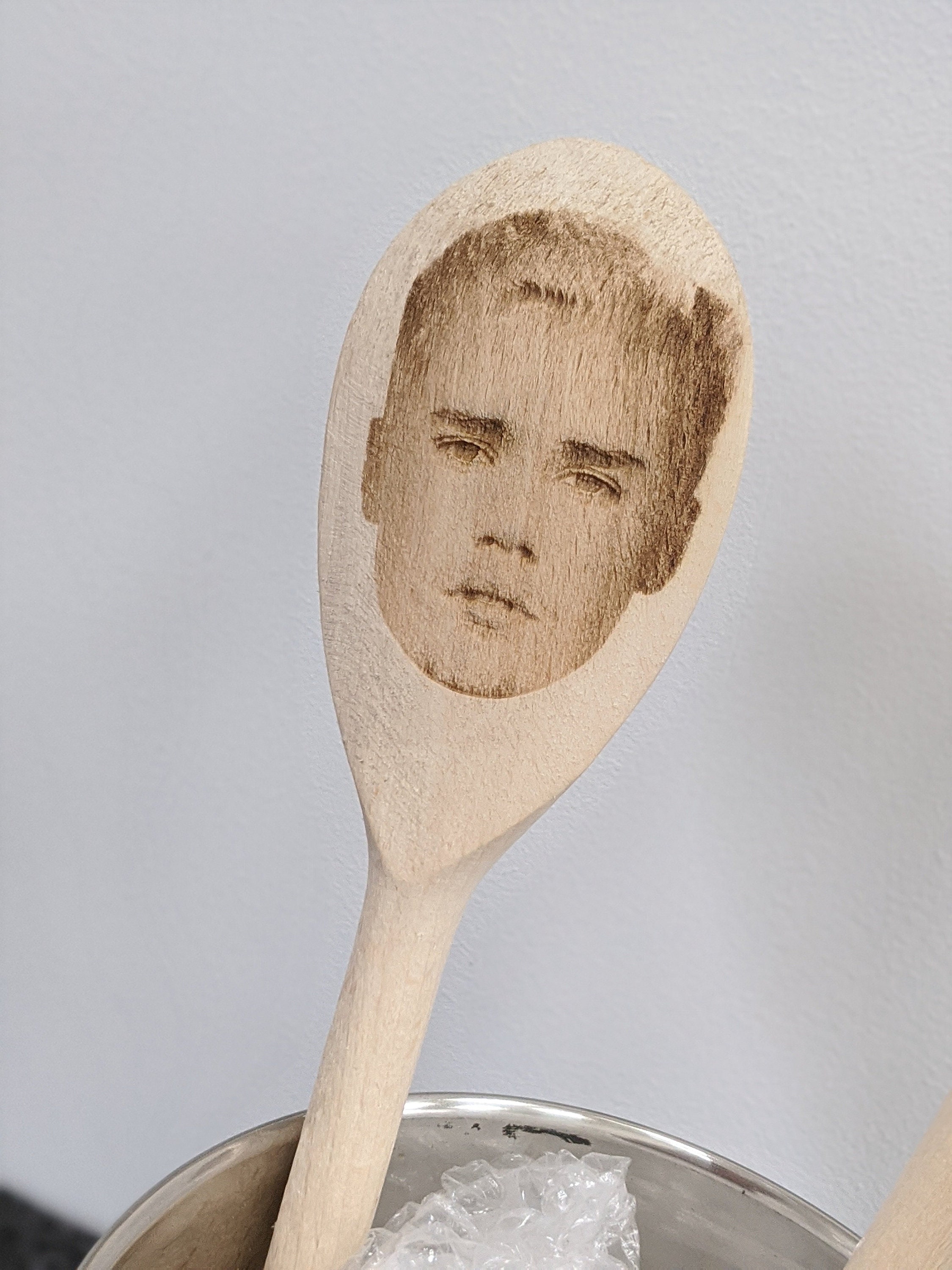 Robbie williams spoon laser engraved
