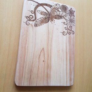 Unique personalised quality engraved wooden chopping board cheese board gift