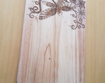 Unique personalised quality engraved wooden chopping board cheese board gift