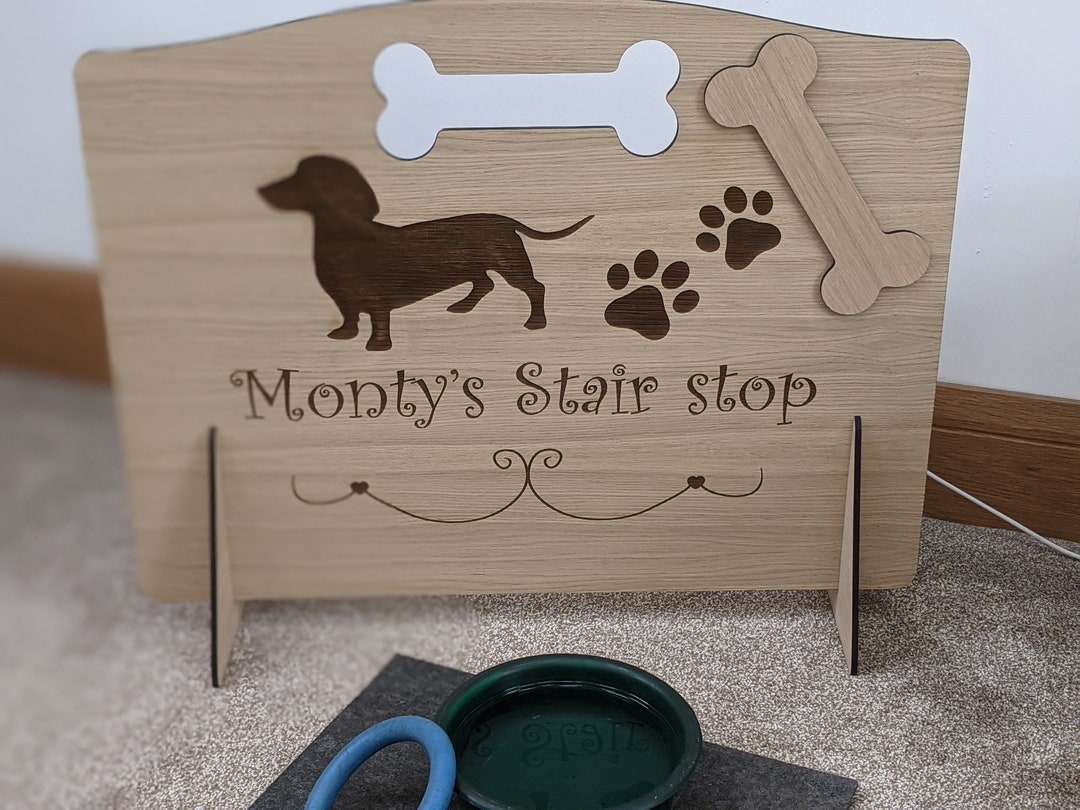 Freestanding Dog Stopper Pet Garden Caravan Kitchen Stairs Etsy