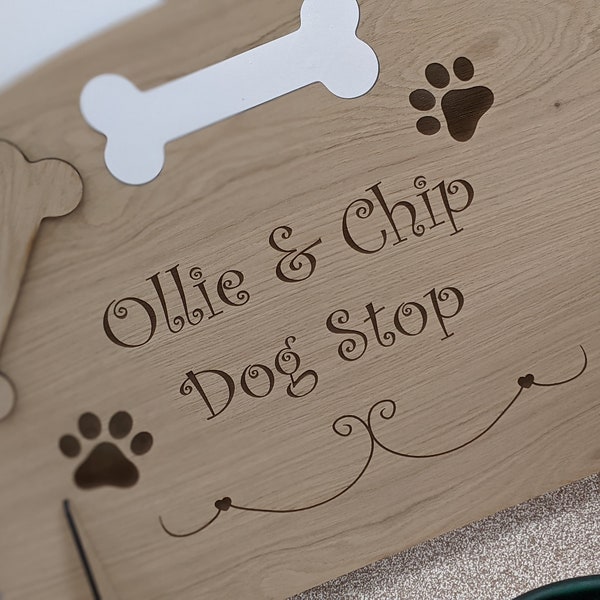 Pet stair gate - personalised dog pet garden caravan kitchen