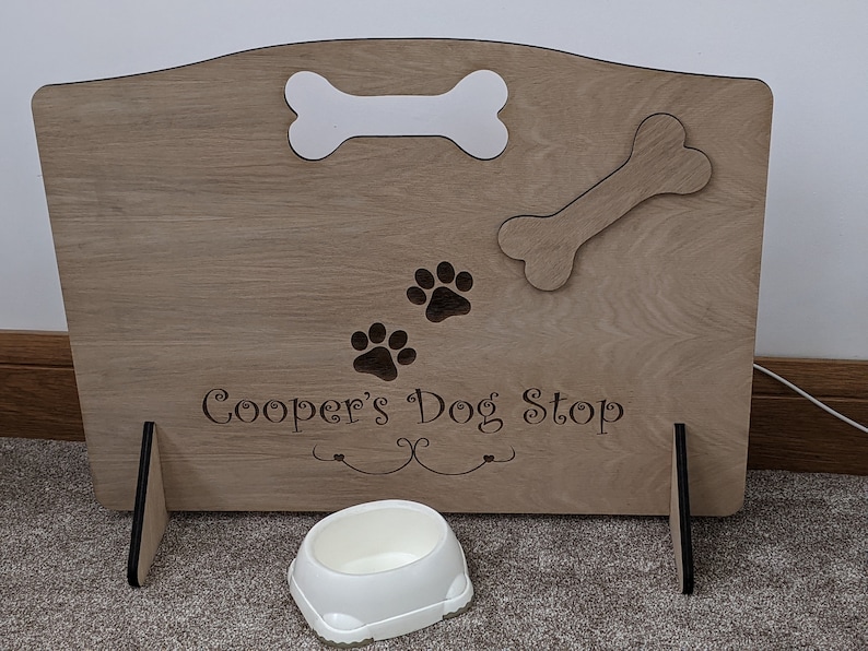 Personalised dog gate pet garden caravan kitchen stairs Etsy