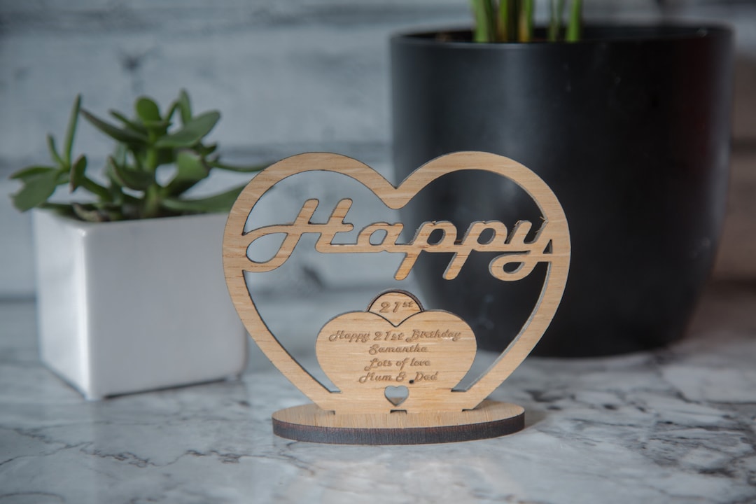 Freistehendes Geburtstagsherz für den 13.16.18.21.30.40.Geburtstag ...