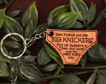 Big knickers friendship keyring