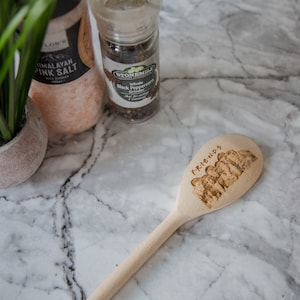 Friends Gift Wooden Spoons Engraved