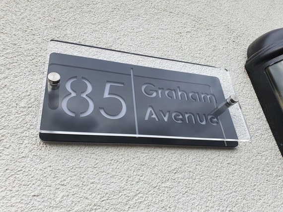 Números De Casa Flotant Dorados De 8 Pulgadas Para Exterior, Placa De Dirección Grande De 20cm, Decoración De Números De Casa Con Kits De Uñas 0-9 ABCD - AliExprs