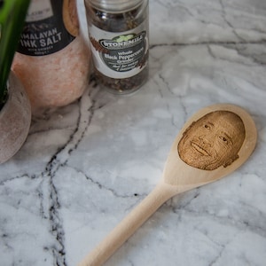 The Rock Gift Wooden Spoons Engraved Dwayne Johnson