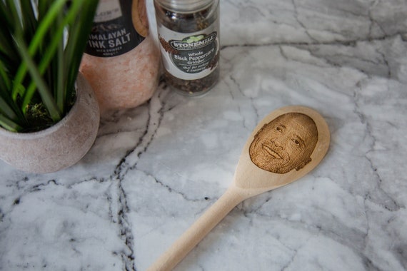The Rock Gift Wooden Spoons Engraved Dwayne Johnson 