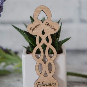 Liebeslöffel personalisiertes Hochzeitsgeschenk Jahrestag