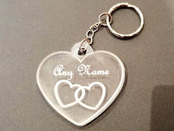 Heart shaped deals photo keyring