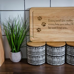Personalised Chopping Board - Pet Dog Design
