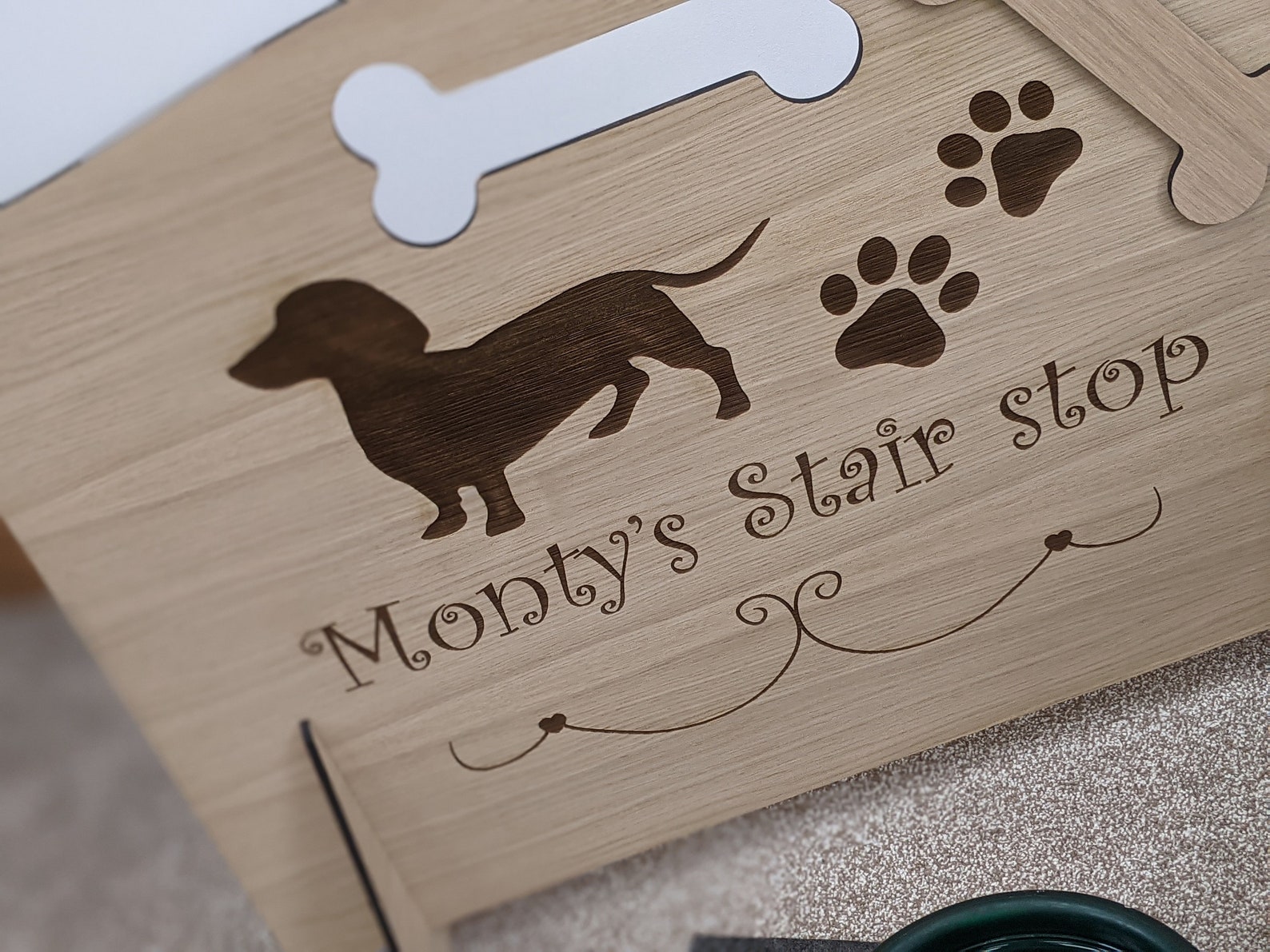 Freestanding Dog Stopper Pet Garden Caravan Kitchen Stairs Etsy