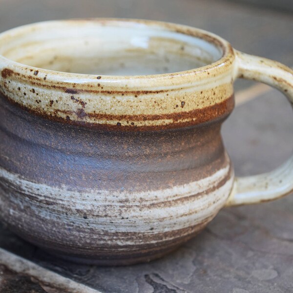 Ceramic Mug, Pottery Mug, Handmade Ceramic Mug, Coffee Mug, Ceramic Coffee Cup,  10 oz