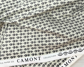 Petal in Black/Camont/Rifle Paper Co./Cotton + Steel/RJR Fabrics/100% Quilter Weight Cotton/By the Half Yard or Yard