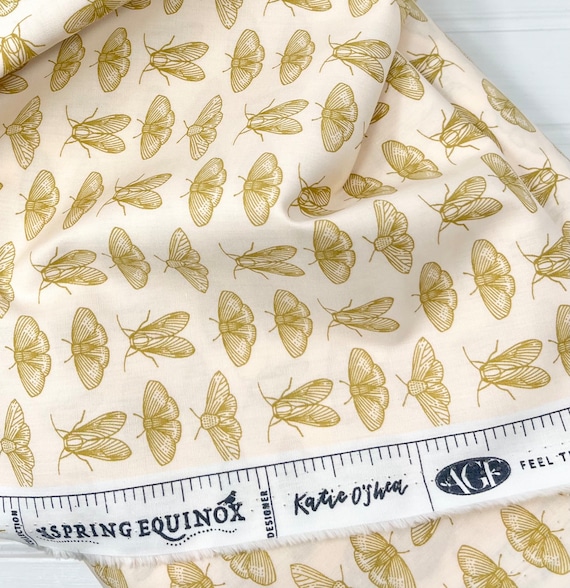 CLEARANCE/Emerging Wings Frost/Spring Equinox/Katie O'Shea/Art Gallery Fabrics/100% Quilter Weight Cotton/By the Yard