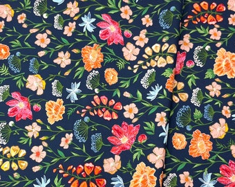 Wild Majestic/The Flower Fields/Maureen Cracknell/Art Gallery Fabrics/100% Quilter Weight Cotton/By the Half Yard or Yard